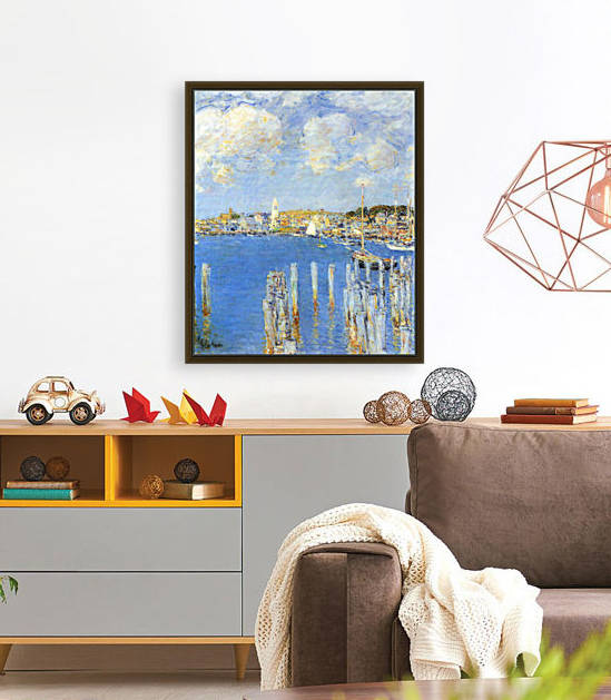 The inland port of Gloucester by Hassam