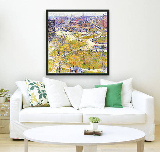 Union Square in Spring by Hassam