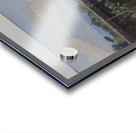 Femme sur la terrasse de l hotel Cocumella Vue sur le Vesuve Acrylic print