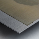 Petite cote de Sorrente grise Metal print