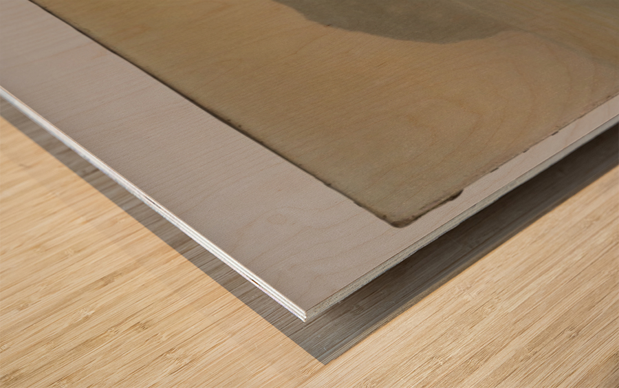 Petite cote de Sorrente grise Wood print