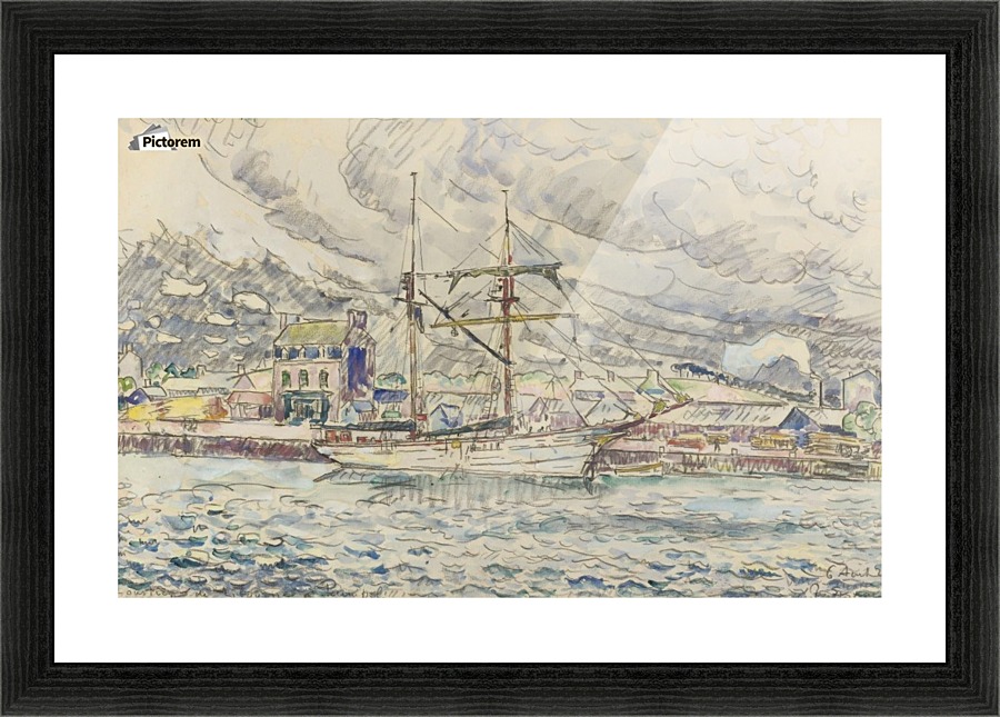 Winter in Bretagne Picture Frame print