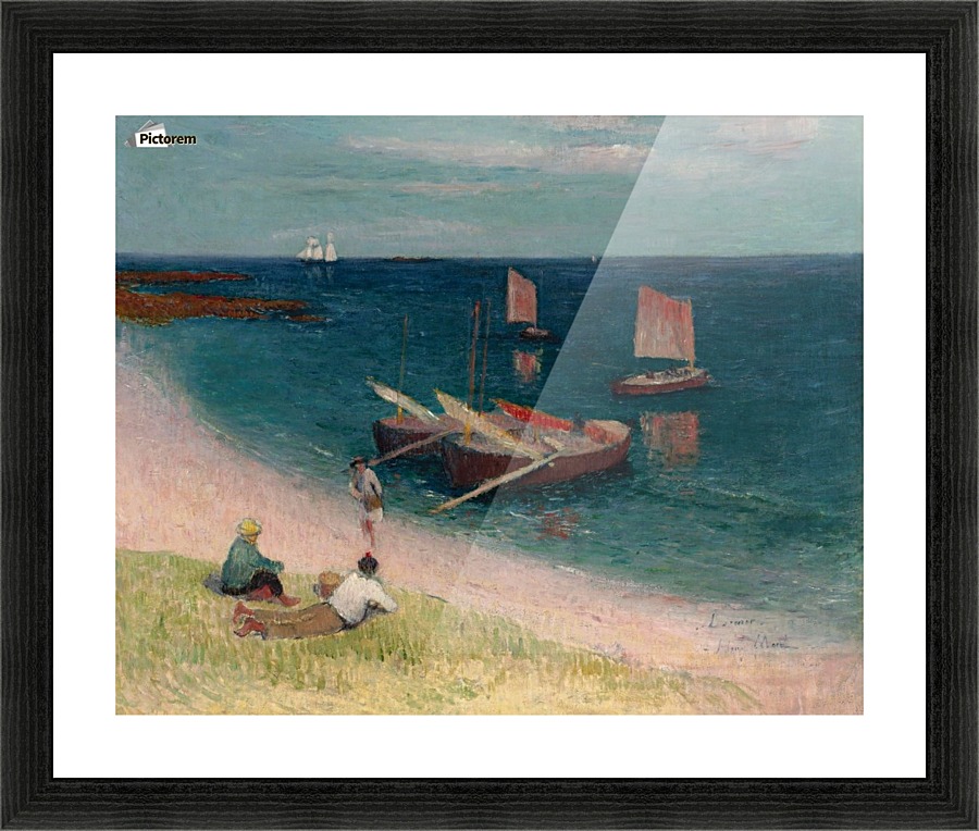 La Cote d'Armor, Plage Picture Frame print