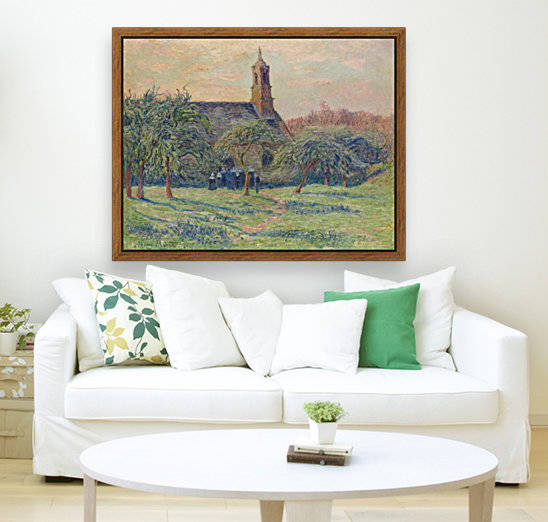 The Church of Clohars-Carnoet by Henry Moret