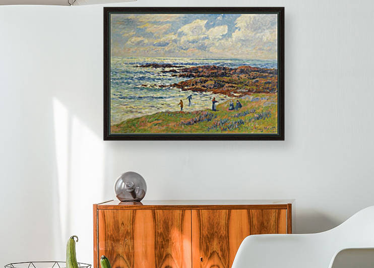 Gathering of Seaweeds at Nevez by Henry Moret