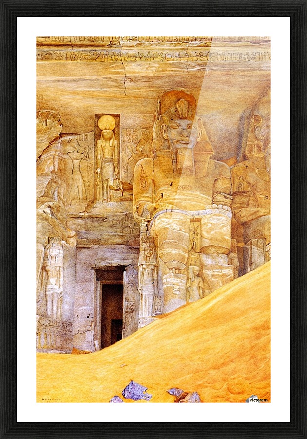 Abu Simbel Picture Frame print