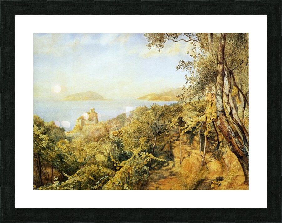 The Priest's Garden Picture Frame print