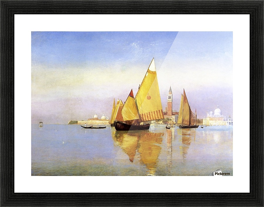 Venice 1881 Picture Frame print