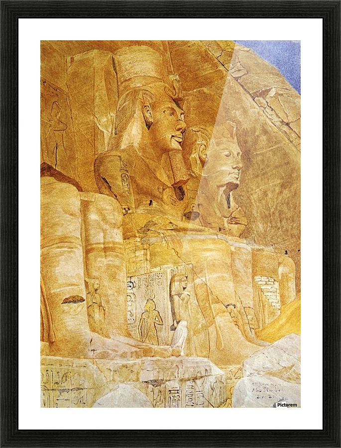 Two Pharaons Picture Frame print