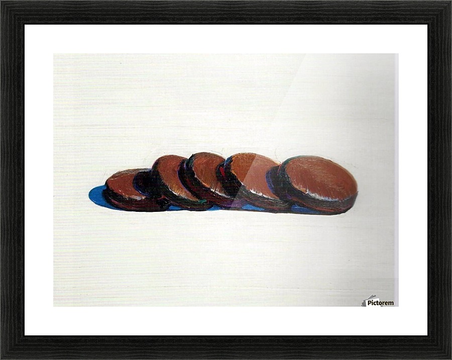 Five cookies Picture Frame print
