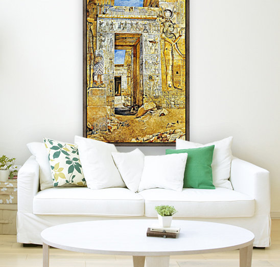 An Egiptian gate Reproduction