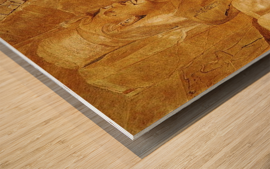 Two Pharaons Wood print