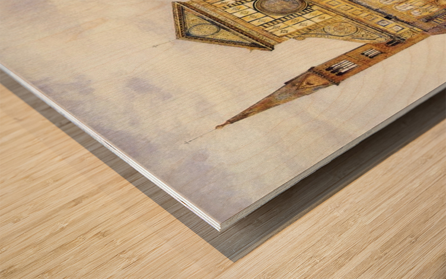 The main square Wood print