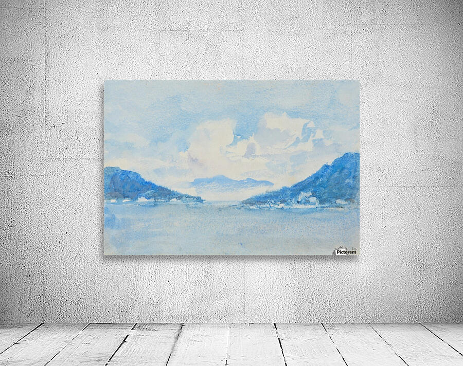 Lake Como view Wall Preview