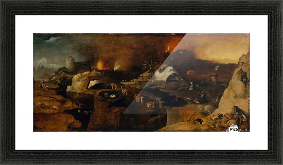 Christ Descent into Hell Picture Frame print