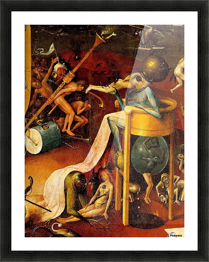 Bird-Headed Monster Picture Frame print