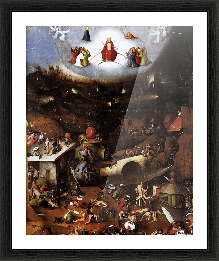 The central Last Judgement Picture Frame print