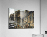 Art objects among antic ruins Acrylic Print