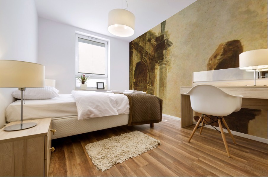 Antic ruins Mural print