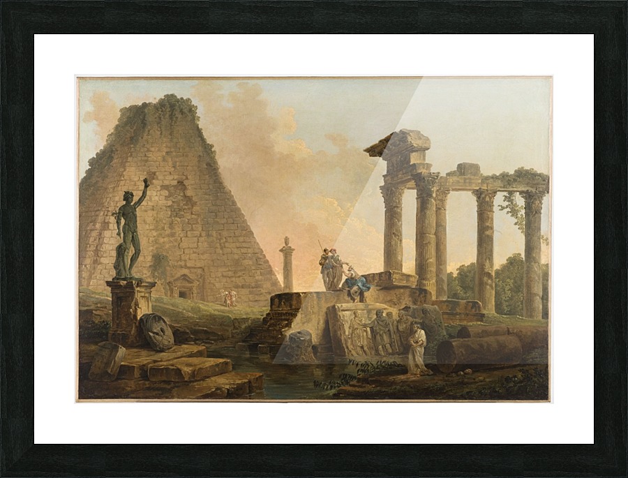 Ruines romaines Picture Frame print