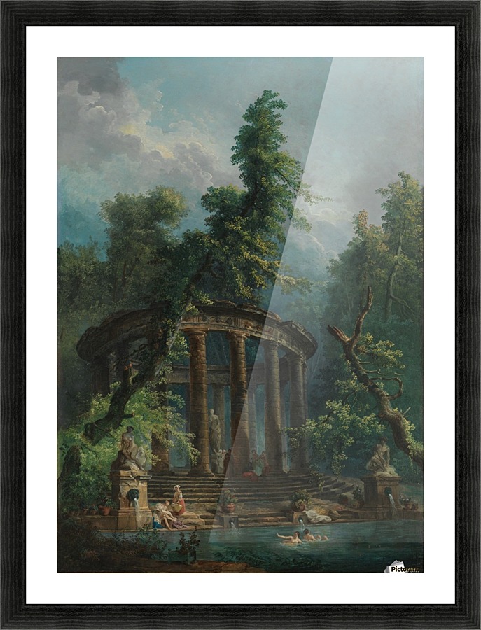 The Bathing Pool Picture Frame print