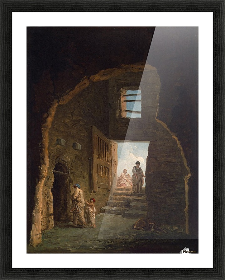 Inhabited Ruins Picture Frame print