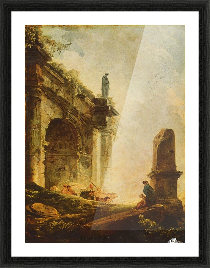 Antic ruins Picture Frame print