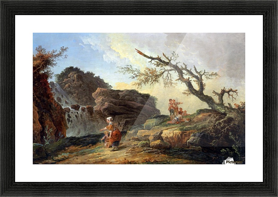 La Cascade Picture Frame print