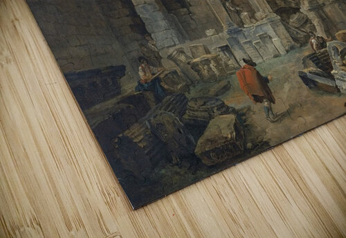 Art objects among antic ruins Hubert Robert puzzle