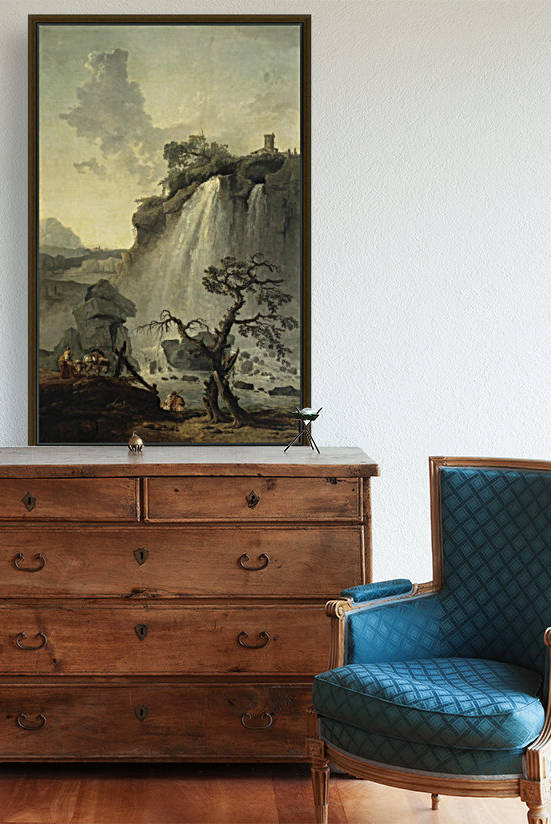 Landscape with a Waterfall Reproduction
