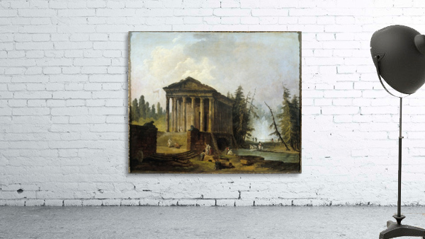 Le Temple antique Wall Preview
