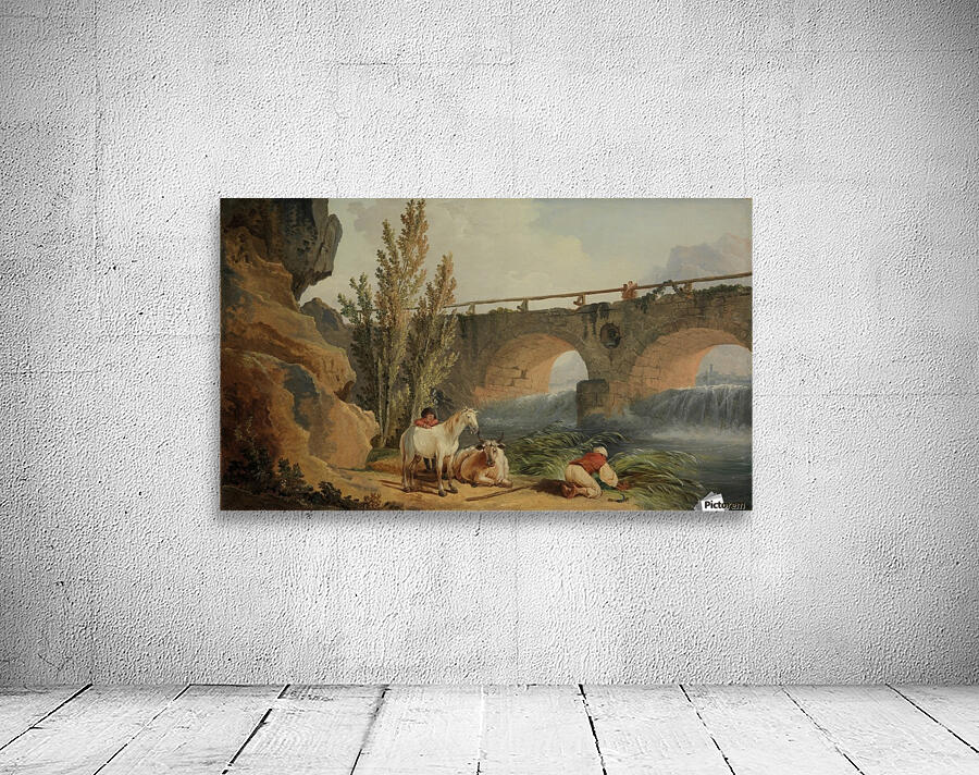 Bridge over a Cascade Wall Preview