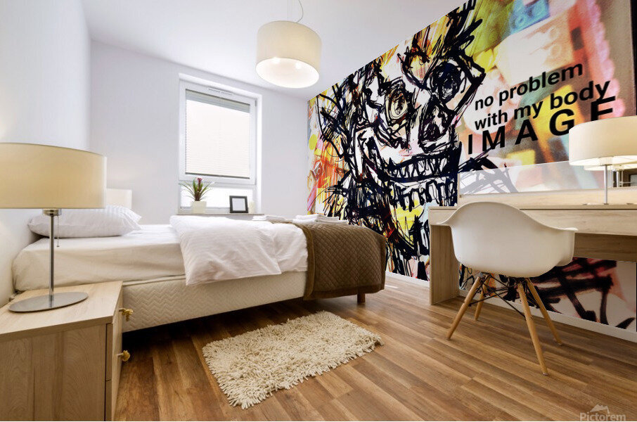 Wall paper boxes  Mural print