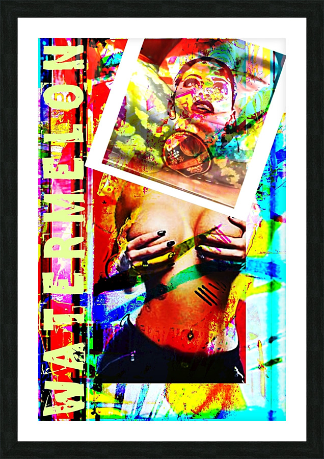 He was there first  Picture Frame print