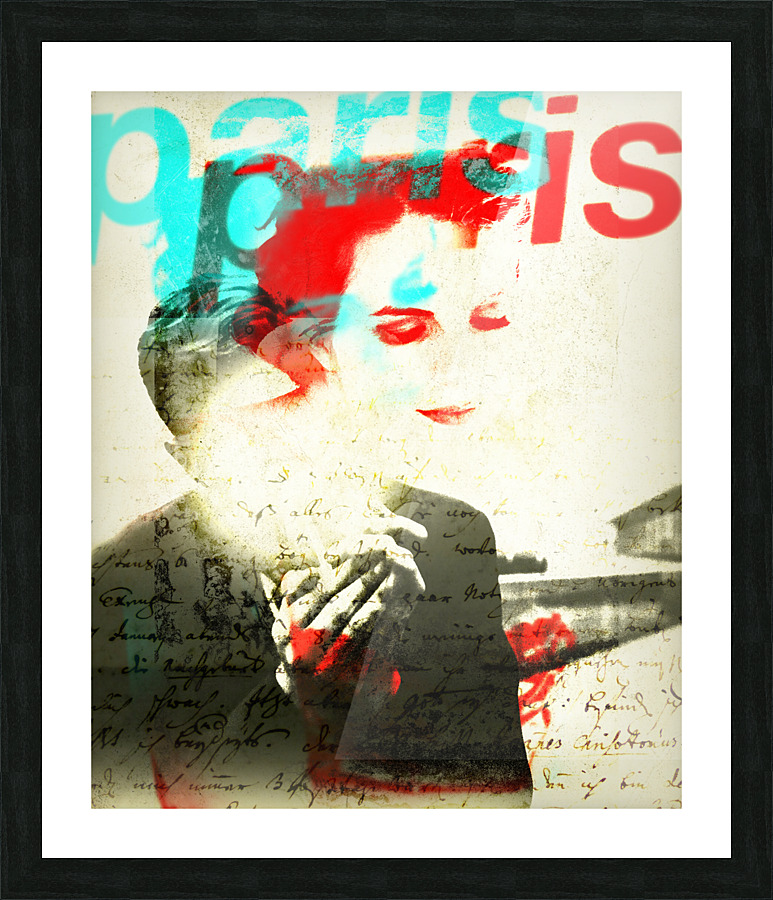 Once Was Paris Picture Frame print