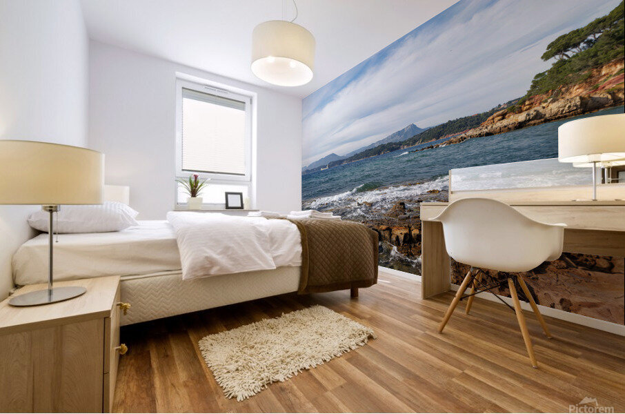 Le Pradet coast Mural print
