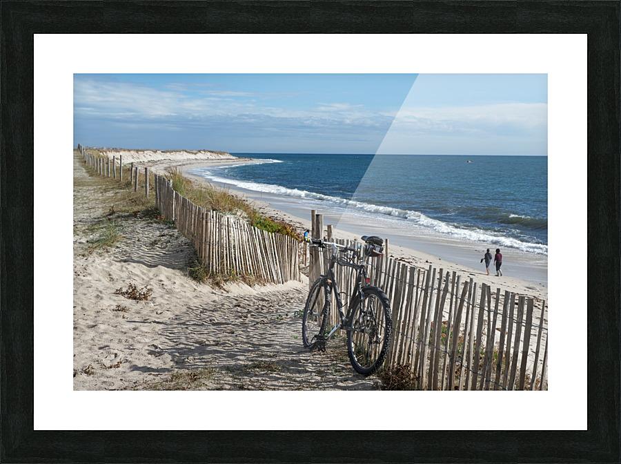 Plage de Lehan Picture Frame print
