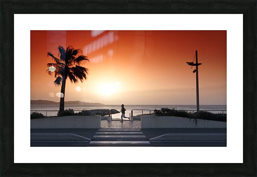 Running Down The Road Picture Frame print