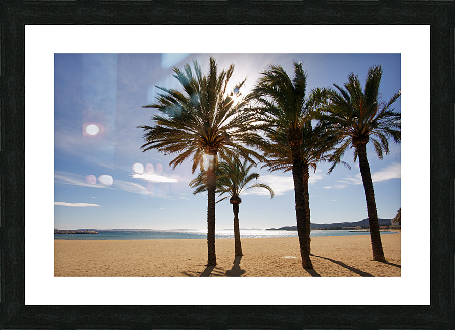 Lavendou beach       Picture Frame print