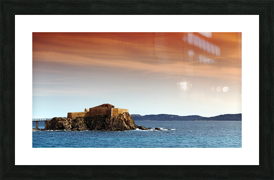 The Molten Tower Picture Frame print