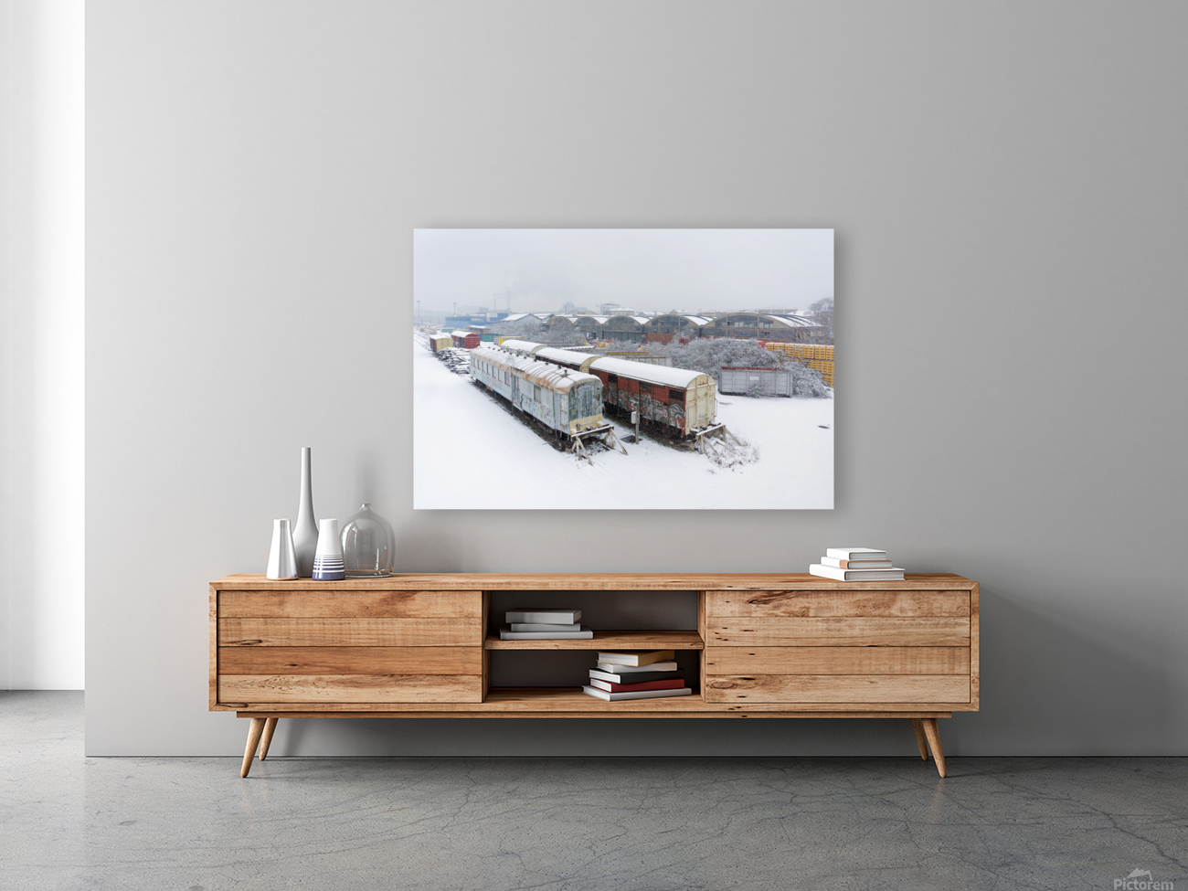 Wagons blancs Reproduction
