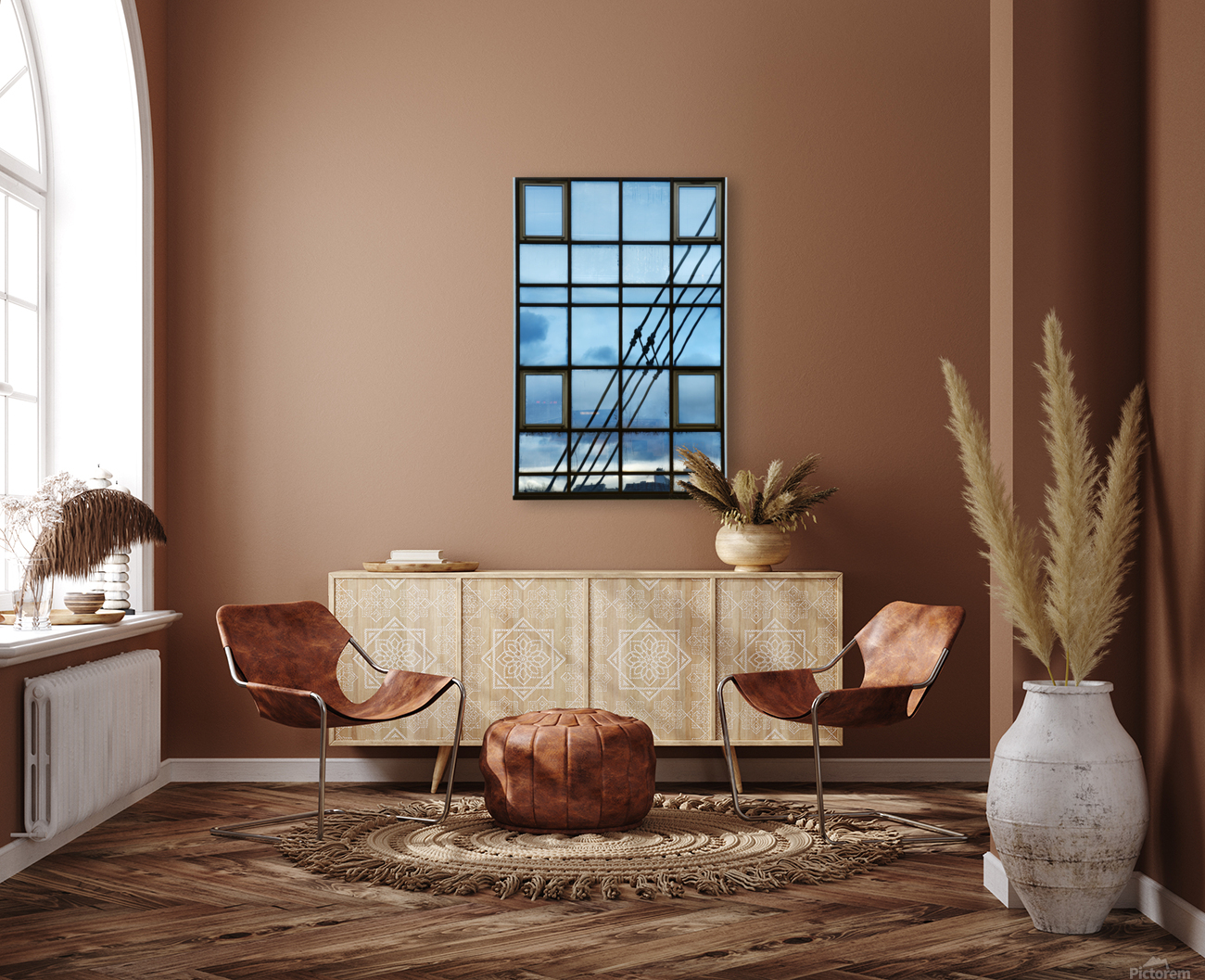 Miroir bleue  Reproduction