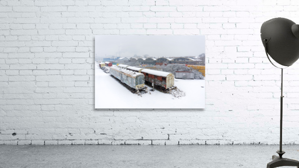 Wagons blancs Wall Preview