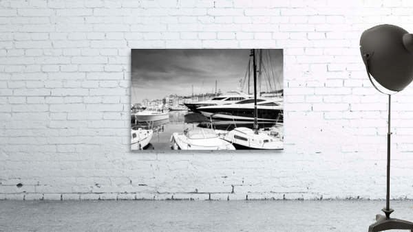 Saint tropez harbor Wall Preview