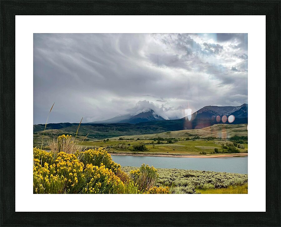 Green Mountain Res Picture Frame print