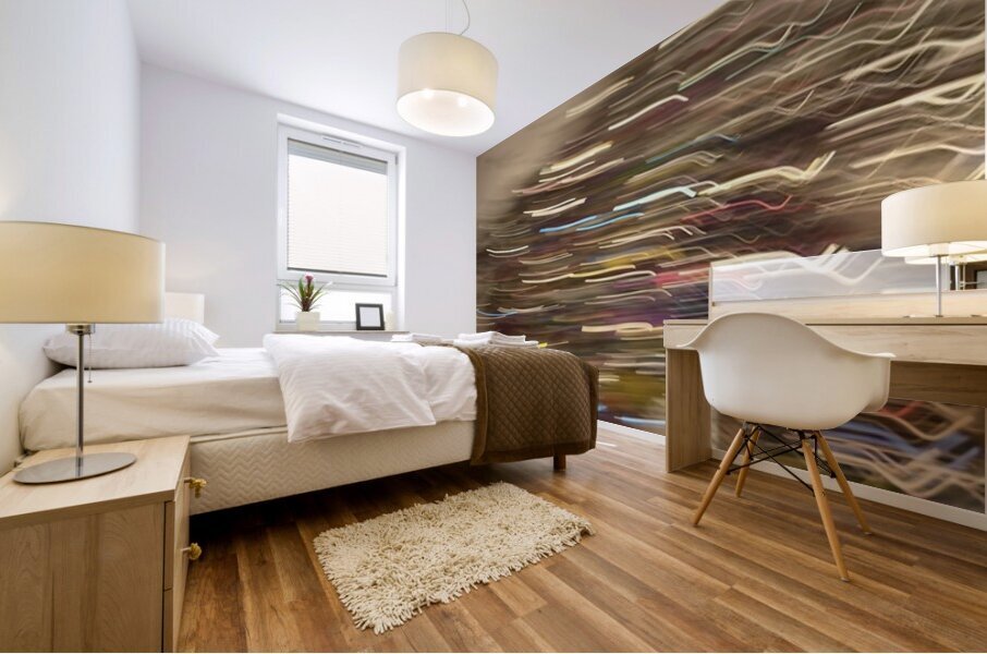 Bouncing Light 1 Mural print