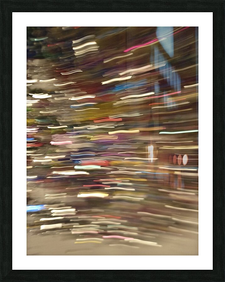 Bouncing Light 5 Picture Frame print