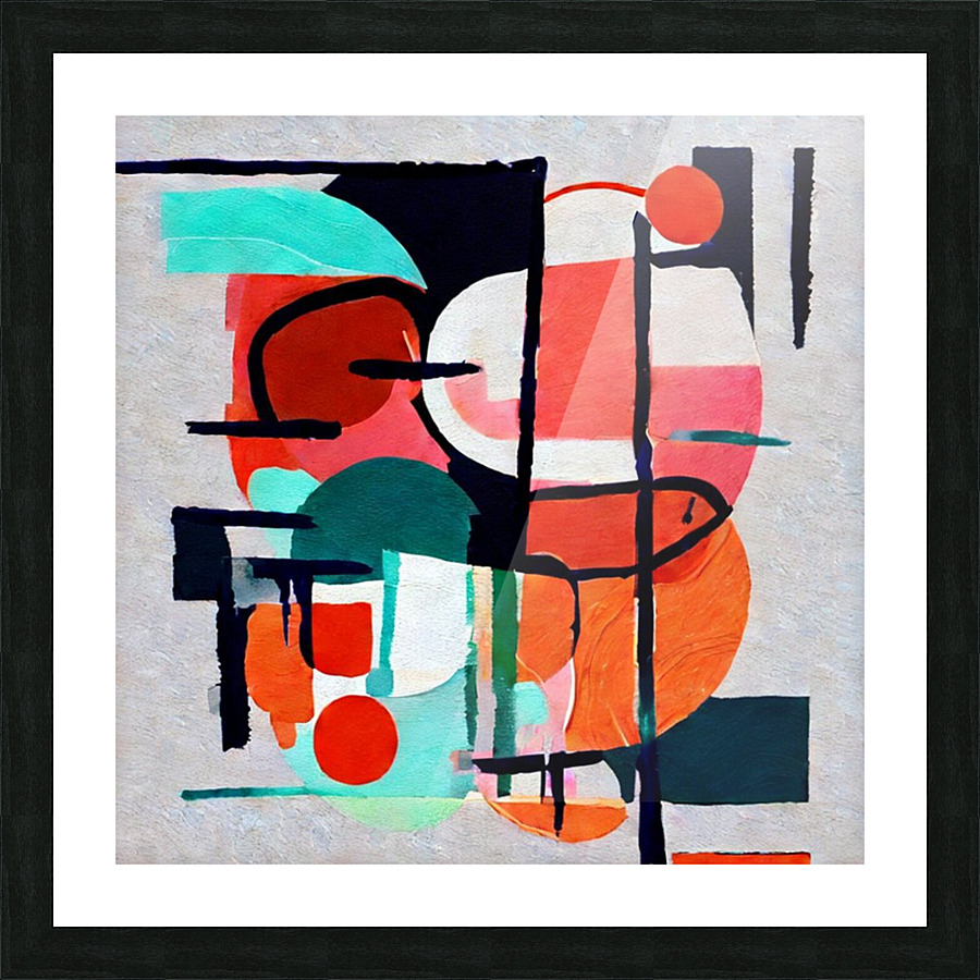 ABSTRACT  2 Picture Frame print