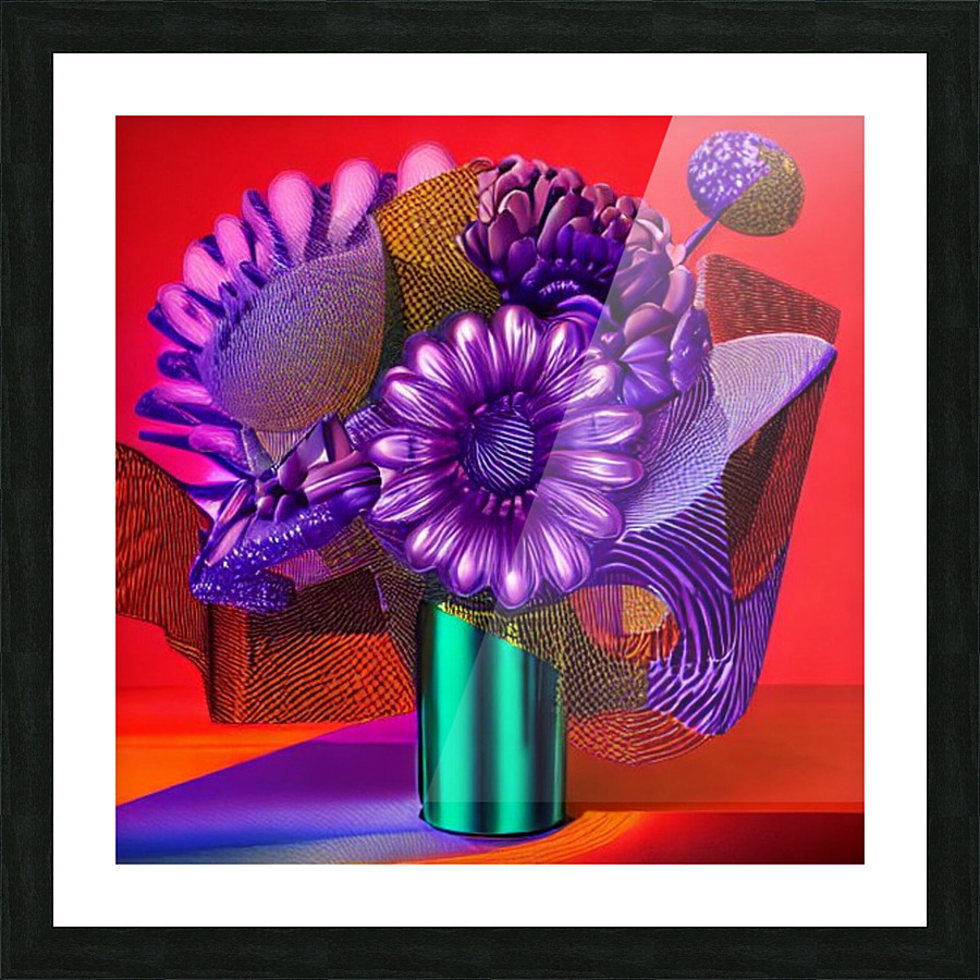 Flowers 2 Picture Frame print