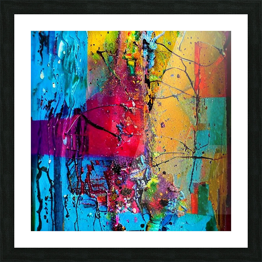 Abstract 8 Picture Frame print